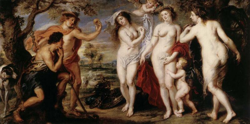 Peter Paul Rubens Judgement of Paris oil painting image